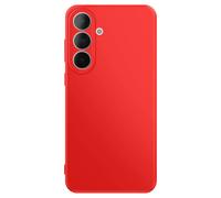 Coque pour Galaxy S25 FE Soft-Touch en Silicone Série Fast Cover Rouge