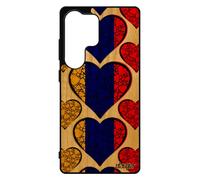 Coque Pour Galaxy S25 Ultra Bois Silicone Drapeau Armenie Armenien Rigide Tpu I Love Coeur Foot Housse Jo Bumper Pour Samsung
