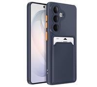 Coque pour Galaxy S26 avec Porte-carte et Protection Caméra Anti-rayures Bleu nuit