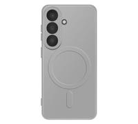 Coque pour Galaxy S26 Compatible avec Charge Qi2 / MagSafe / PixelSnap Gris clair