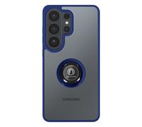 Coque pour Galaxy S26 Ultra avec Support Anneau et Fixation Magnétique Bleu