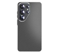 Coque pour Galaxy S26 Ultra Effet Aramide Compatible Qi2 / MagSafe / PixelSnap Noir