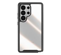 Coque pour Galaxy S26 Ultra en Silicone Souple avec Protection Caméra Noir