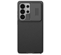 Coque pour Galaxy S26 Ultra Modèle CamShield Pro avec Cache Caméra Coulissant Nillkin Noir