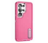 Coque pour Galaxy S26 Ultra Trimatière Renforcée avec Béquille Intégrée Rose