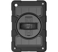 Coque pour Galaxy Tab A9 Plus Antichoc Béquille et Poignée Rotative Noir