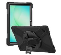 Coque pour Galaxy Tab A9 Plus Poignée Rotative à 360° et Béquille 4smarts Noir