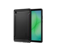 Spigen Coque Rugged Armor - Compatible Galaxy Tab A11 (2025) - Résistante aux rayures - Noir