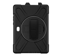 Coque pour Galaxy Tab Active 5 Pro / 4 Pro et Pro 10.1 Hybride Poignée Rotative Béquille Bandoulière Avizar Noir Noir G