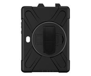 Coque pour Galaxy Tab Active 5 Pro / 4 Pro et Pro 10.1 Hybride Poignée Béquille Noir