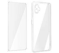 Coque pour Galaxy Xcover 6 Pro Silicone Gel et Film Verre Trempé 9H transparent