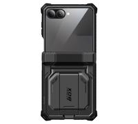 Coque pour Galaxy Z Flip 7 Collection Armorbox avec Verre trempé et Béquille I-Blason Noir
