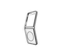 Coque pour Galaxy Z Flip6 Hybrid Soft avec Aimant Snap Gris