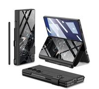 COQUE pour Galaxy Z Fold 7 avec Film, étui à Rabat en Cuir et Verre avec Emplacement pour Stylo, Support pour Samsung Galaxy Z Fold 7-Mécanicien