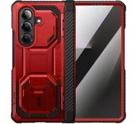 Coque pour Galaxy Z Fold 7 Collection Armorbox avec Verre trempé et Béquille I-Blason Rouge