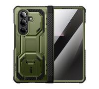i-Blason Coque pour Galaxy Z Fold 7 Armorbox avec verre trempé et béquille, vert foncé