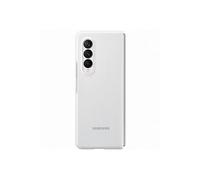 Coque pour Galaxy Z Fold3 en Silicone Lisse et Elégante Blanc