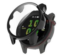 Coque pour Garmin Forerunner 255S, Dur PC Housse Case mit Glas de Protection D'écran, Anti-Rayures, Anti-poussière, Cover Étui pour Garmin Forerunner 255S