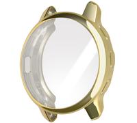 Coque pour Garmin Venu 2 Plus Silicone souple Transparent Contour Chromé Doré