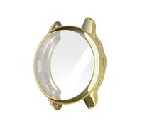 Coque pour Garmin Venu 2 Plus Silicone souple Transparent Contour Chromé Doré G