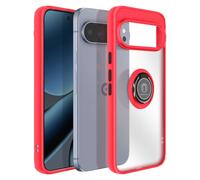 Coque pour Google Pixel 10 / 10 Pro Antichoc avec Bague Magnétique Rouge