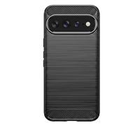 Coque pour Google Pixel 11 Pro XL Effet Métal Brossé avec Contour Caméra Noir