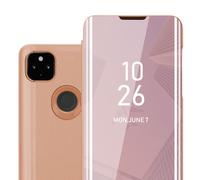 Coque pour Google PIXEL 4A Housse Etui Protection Miroir Portefeuille