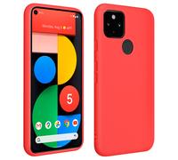 Coque pour Google Pixel 5 Silicone Semi-rigide Finition Soft Touch Rouge