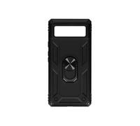 Coque pour Google Pixel 6A Hybride Antichoc Bague de maintien Support Vidéo Noir