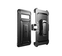 SUPCASE Coque pour Google Pixel 7 avec Protecteur d'écran Intégré [Support Pliable & Clip Ceinture] [Protection Qualité Militaire] pour Pixel 7, Noir