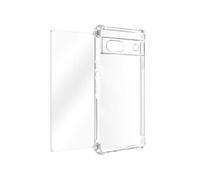 Coque pour Google Pixel 7a Coins Renforcés Antichoc plus Verre Trempé 9H Transparent