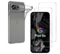 Coque pour Google Pixel 8a et 2 Verres Trempé Film Protection Ecran Phonillico®