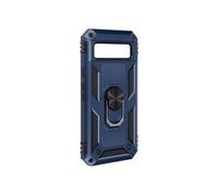 Coque pour Google Pixel 8a Hybride Bague Support Magnétique Bleu Nuit