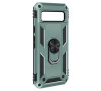 Avizar Coque pour Google Pixel 8a Hybride Bague Support Magnétique Vert pâle