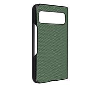 Coque pour Google Pixel Fold Style carbone Conception 2 parties Vert