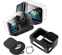 Coque Pour Gopro Hero 13 Black, Etui En Silicone Et Protection D'Écran Pour Gopro Hero 13 Black, Étui De Boîtier Pour Caméra D'Action, Mini (Noir) Kit D'Accessoires[GOP6250314]