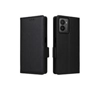 Coque pour HMD Fusion 5G Etui portefeuille magnétique PU Cuir côté boucle de boucle - Noir