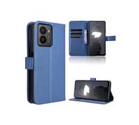 Coque pour HMD Fusion 5G Etui Protection Housse Premium en Cuir PU, Pochette Flip Case Compatible avec Book Bleu