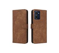 Coque pour HMD Pulse Plus Blocage RFID Couverture De Fentes Pour Cartes Fermeture Magnétique Portefeuille Flip Folio Etui en Cuir PU Marron