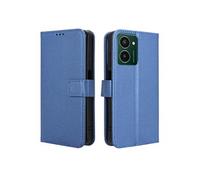 Coque pour HMD Pulse Pro/HMD Pulse Plus Etui Protection Housse Premium en Cuir PU, Pochette Flip Case Compatible avec Book Bleu