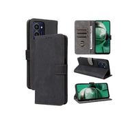 Coque pour HMD Pulse Pro Portefeuille Flip Folio Couverture De Fentes Pour Cartes Blocage RFID Fermeture Magnétique Etui en Cuir PU Noir