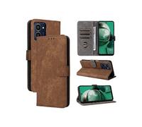 Coque pour HMD Pulse Pro Portefeuille Flip Folio Couverture De Fentes Pour Cartes Blocage RFID Fermeture Magnétique Etui en Cuir PU Marron