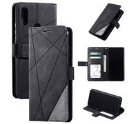 Coque pour Honor 10 Lite ,Magnétique Etui Housse pour Huawei P Smart 2019 POT-LX1/LX3 POT-L21/L23 POT-LX1AF POT-LX1RUA / Honor 10 Lite HRY-AL00 HRY-TL00 HRY-LX1/LX2 HRY-L21/L22 Étui Téléphone Black