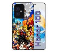 Coque Pour Honor 100 - Dbz Sangoku L Ascension Des Super Saiyans - Silicone - Noir
