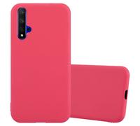 cadorabo Coque pour Honor 20 / 20s / Huawei Nova 5t en Candy Rouge - Housse Protection Souple en Silicone TPU avec Anti-Choc et Anti-Rayures - Ultra Slim Fin Gel Case Cover Bumper