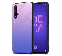 Coque pour Honor 20 / 20S / Huawei NOVA 5T Housse en ROSE - BLEU Etui Case Cover Protection bicolore TPU
