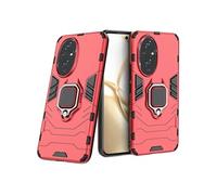 Coque pour Honor 200 5G - housse etui rigide anti choc + verre trempe - ROUGE -