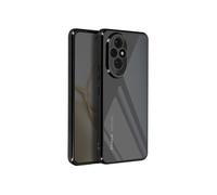 Coque pour Honor 200 Dos Transparent Contour effet Chromé Noir