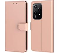 Coque pour Honor 200 Lite 5G, Coque Honor 200 Lite, Etui Protection Housse en Cuir PU,Pochette Fermeture Magnétique, Rose - TECHTA