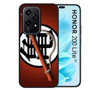 Coque Pour Honor 200 Lite - Dbz Kanji Signe Logo - Silicone - Noir